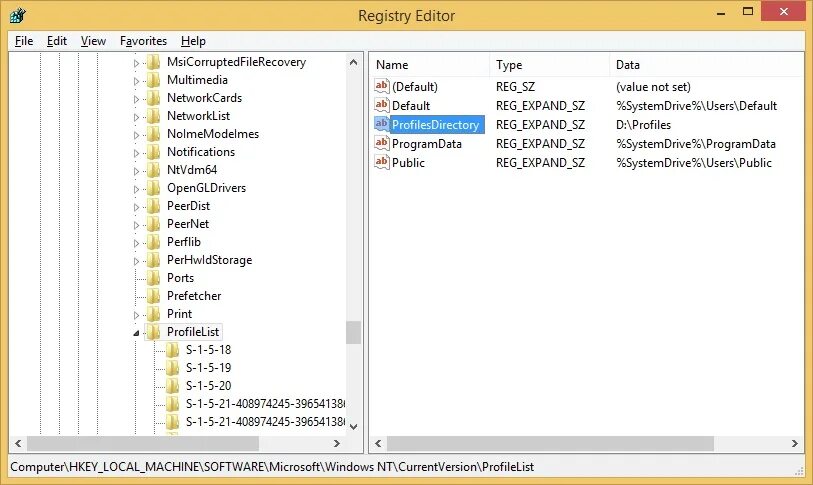 Перенос профиля пользователя windows 10. Profilelist в реестре. состав папок профиля пользователя,. netlogon где находится папка. systemdrive где находится.