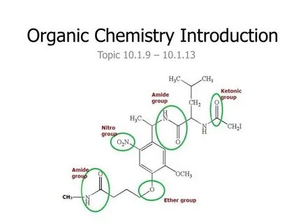 Organic chemistry