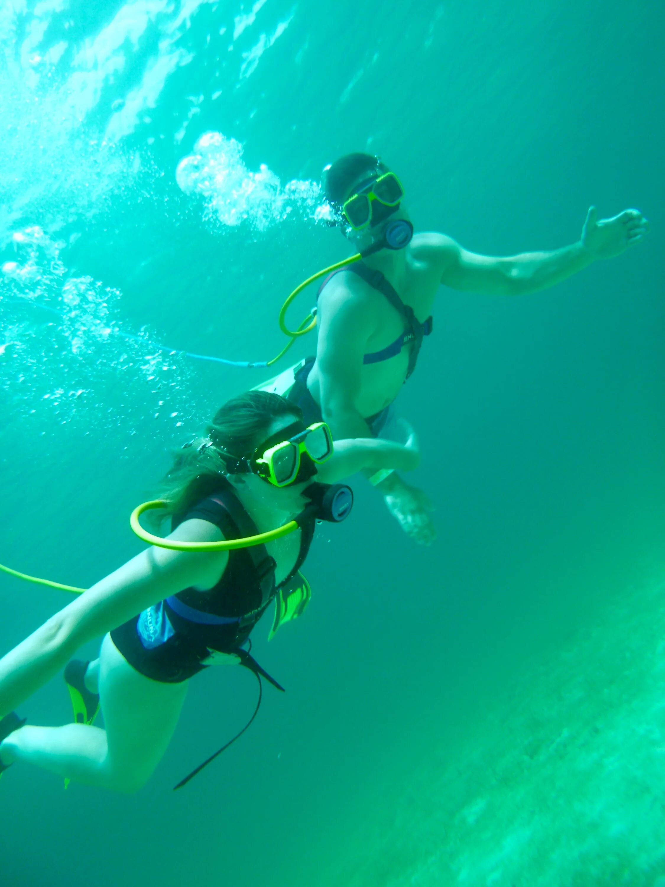 Барбара аквалангистка. Скуба акваланг. Дайвинг (Scuba/Deep Sea Diving).