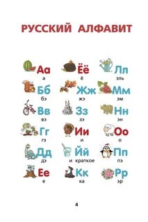 Алфавит русский правила