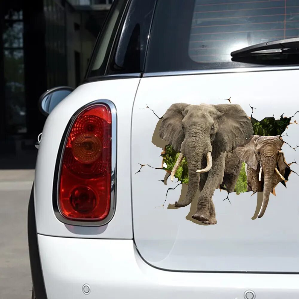 Elephant car. Наклейка слон на авто. Слон автомобиль. Вид из слона машина. Сигнал слон на авто.