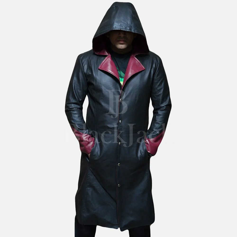 Купить капюшон кожаный мужской. Trench Coat мужской черный Hood. Trench Coat черный плащ кожаный. Trench Coat Hood Winter мужской. Trench Coat черный плащ.