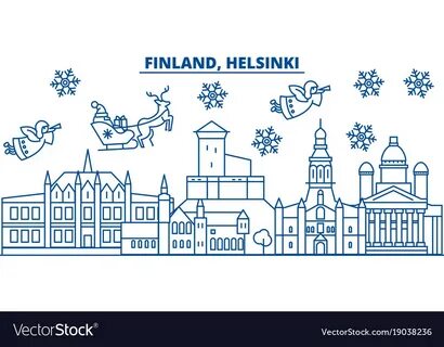 Финляндия рисунок