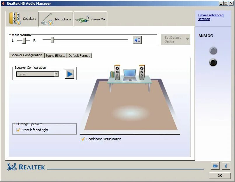 Колонки реалтек 2010. Реалтек диспетчер звука. Realtek не видит наушники