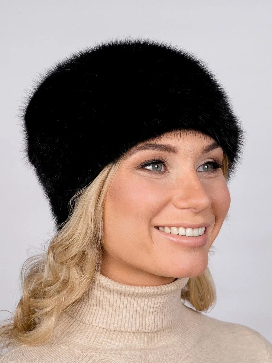 шапка норковая комбинированная женская. шапка норка женская. меховая шапка женская. Slava furs шапки. мягкая шапка из норки.
