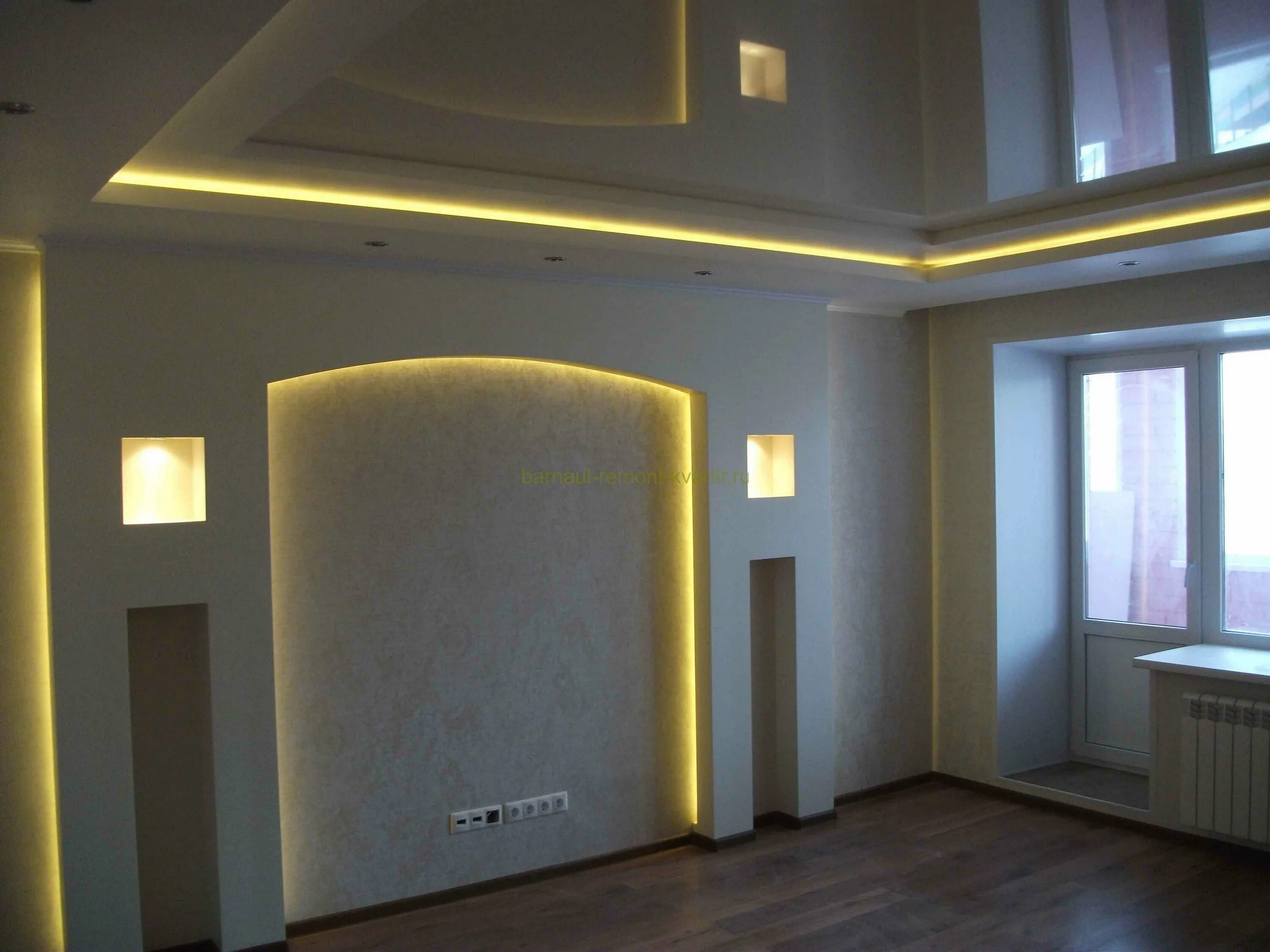 Фигурный потолок для комнаты. Ремонт стен потолков. Оштукатуривание потолка. Крашеный потолок. Гипрок отделка.