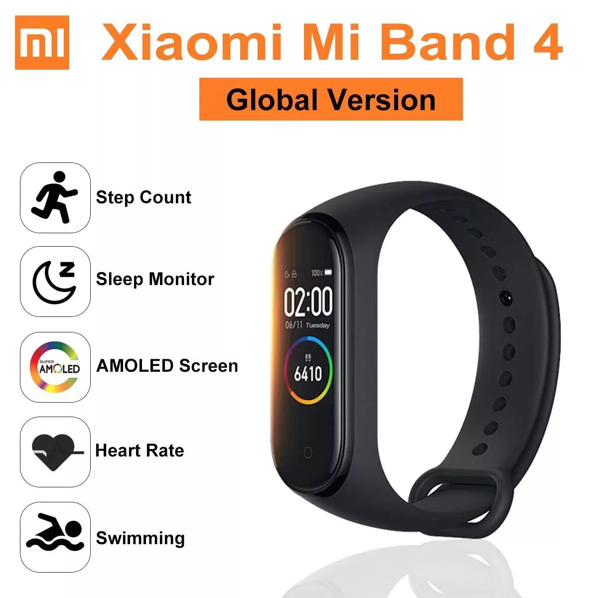 Функции смарт часов xiaomi. Фитнес-браслет mi smart band 4. часы mi smart band 4. браслет xiaomi mi smart band 4. часы сяоми ми бэнд 4.