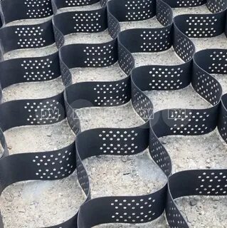 Георешетка с перфорацией
