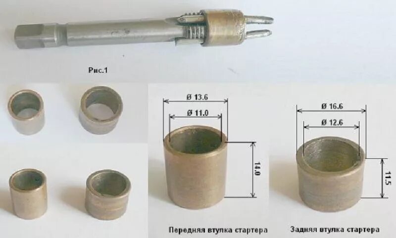 Чертеж задней втулки стартера ВАЗ 2108. Втулка стартера 2108 задняя. Втулки редукторного стартера ВАЗ 2109. Бронзовая втулка стартера ВАЗ 2114.