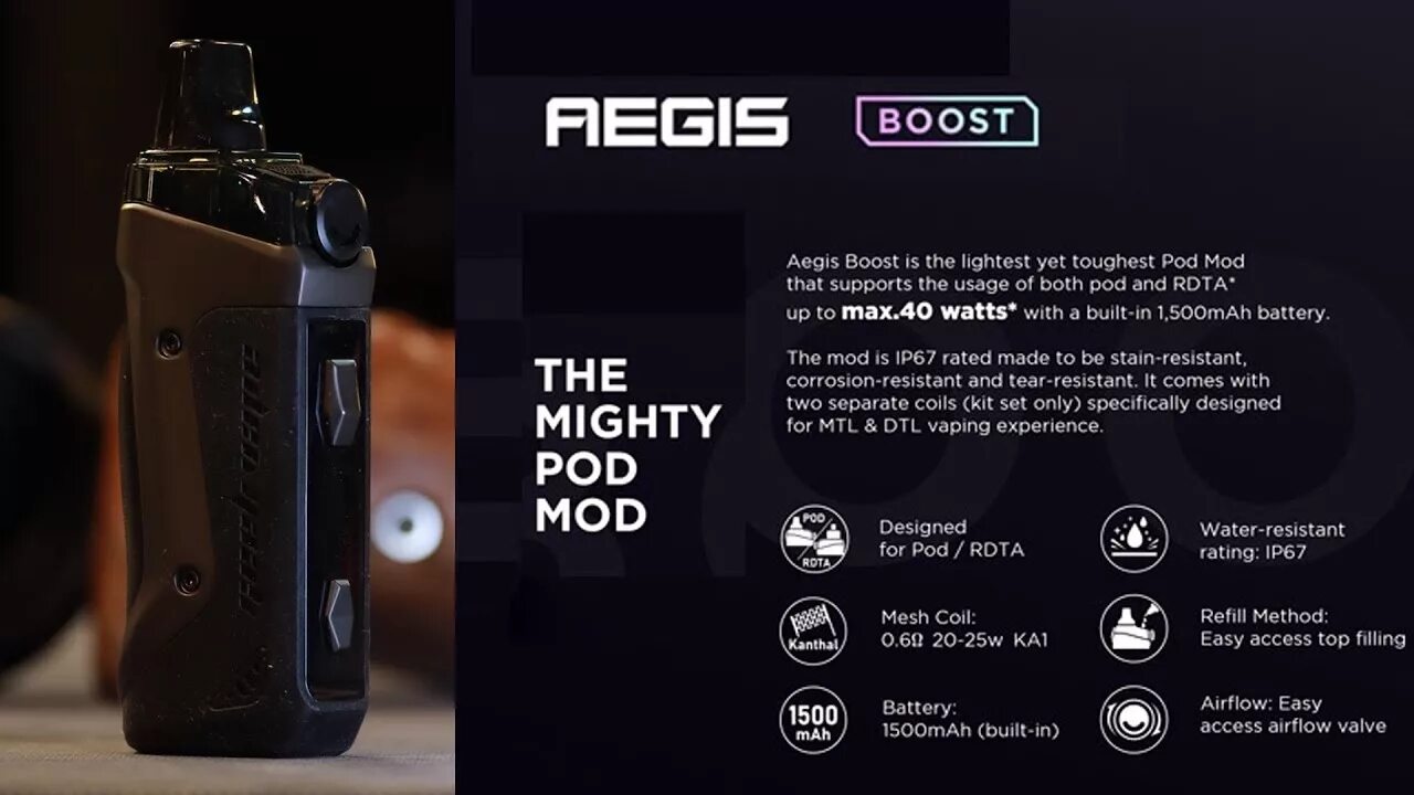 Буст сколько ватт. Mtl aegis boost. аегис буст плюс экран. aegis boost экран. рдта на аегис буст про.