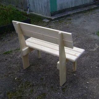 Скамейка без спинки своими руками из дерева
