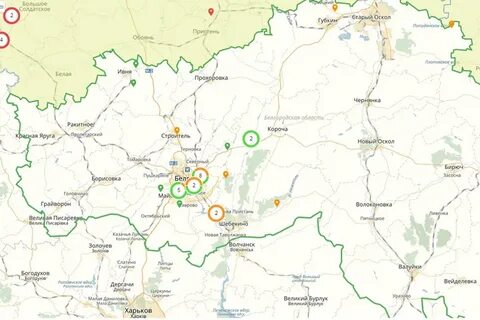 Валуйки белгородская область на карте