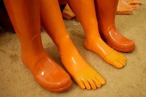 Sweaty socks feet