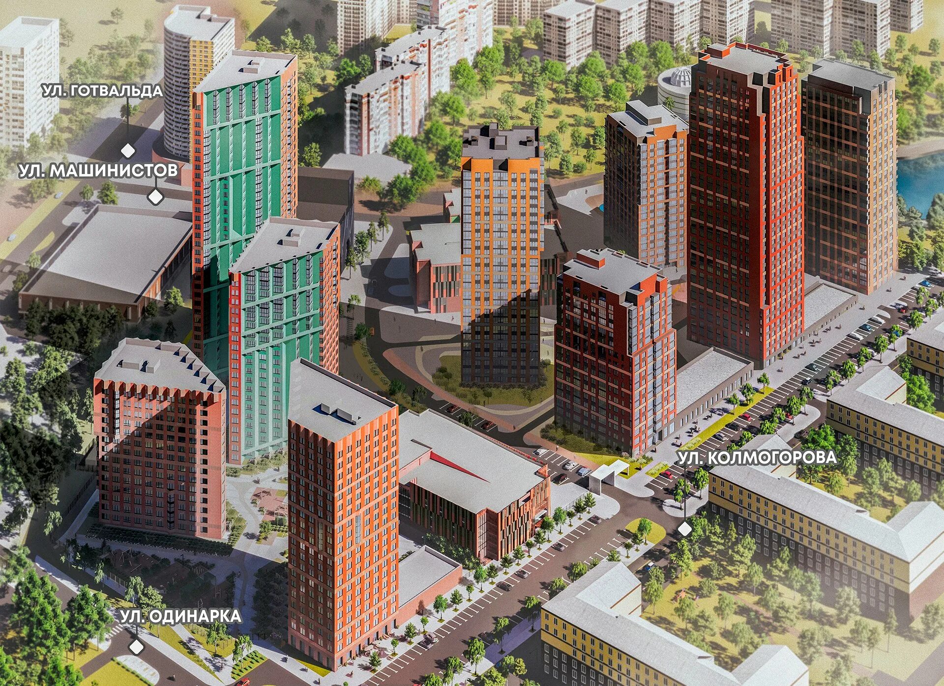 Продаётся квартира в новостройке, 57.9 кв.м, Екатеринбург, Ольховский парк, 2-ко