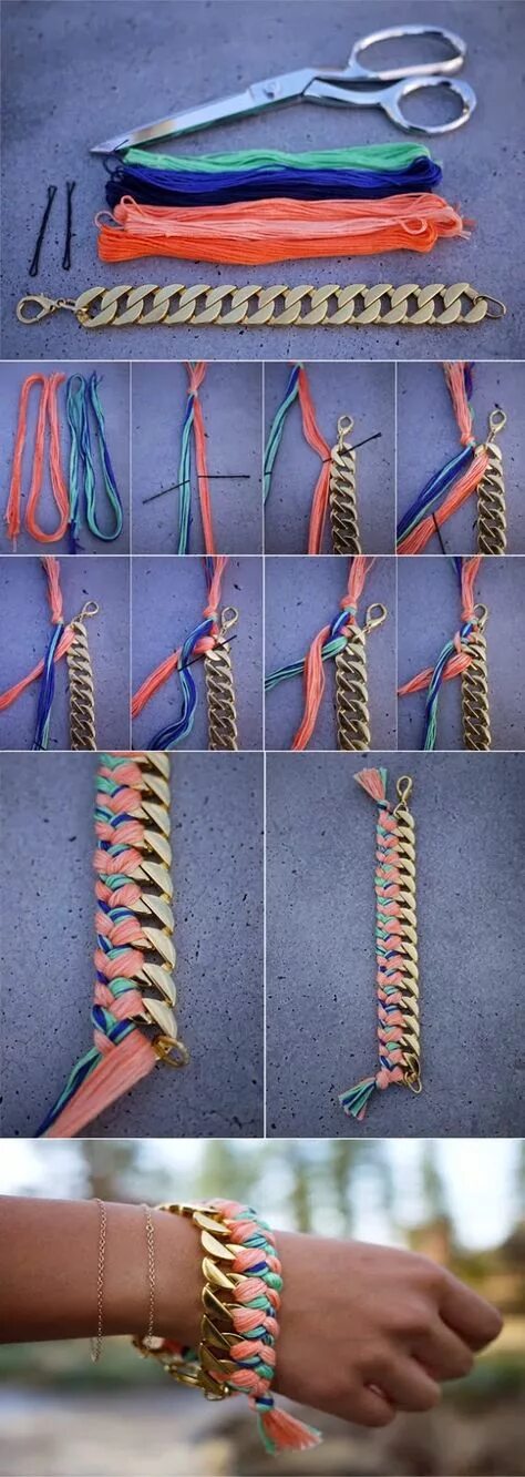 Легкие браслеты своими руками. Самодельные браслеты на руку. Бросокты своими руками. Самодельные браслеты