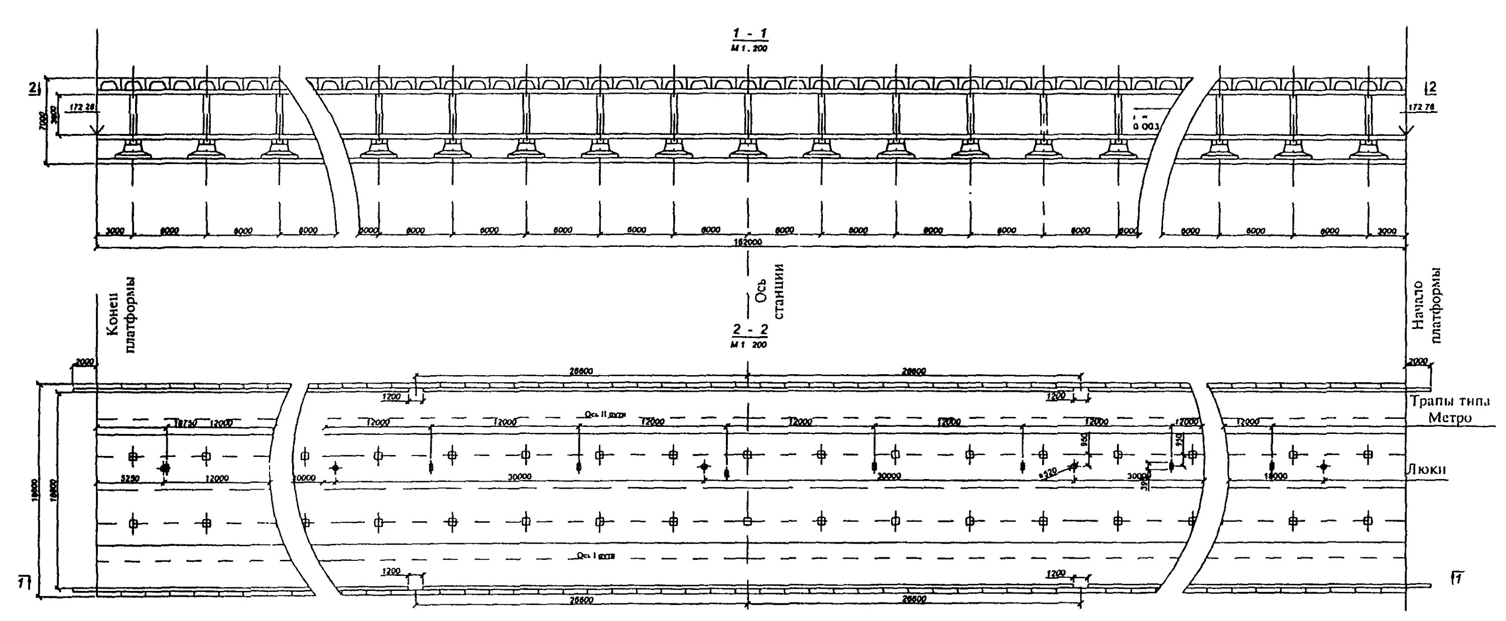 Разрез по станции метрополитена. Чертеж разреза станции метро. Схема путевого развития московского метрополитена 2022. Чертеж станции метрополитена. Длина станции метро.