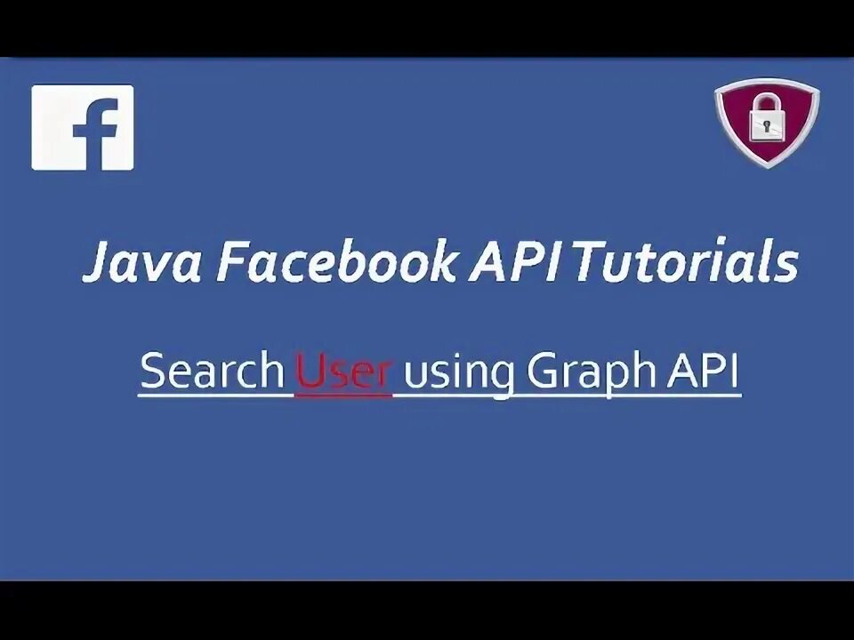 Facebook api. Facebook java.