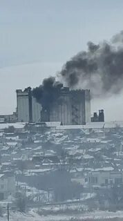 Пожар на элеваторе