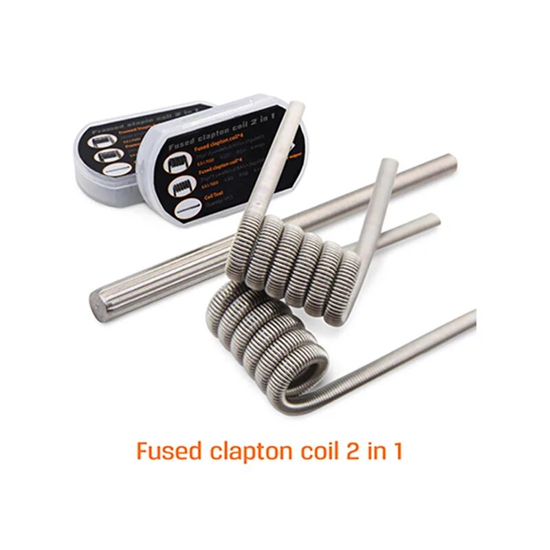 Coil 1 2. Fused clapton. фьюз клэптон койл. fused mtl coil. вейп аксессуары.