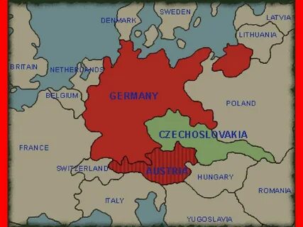 Карта германии 1938