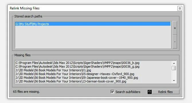 Missing external