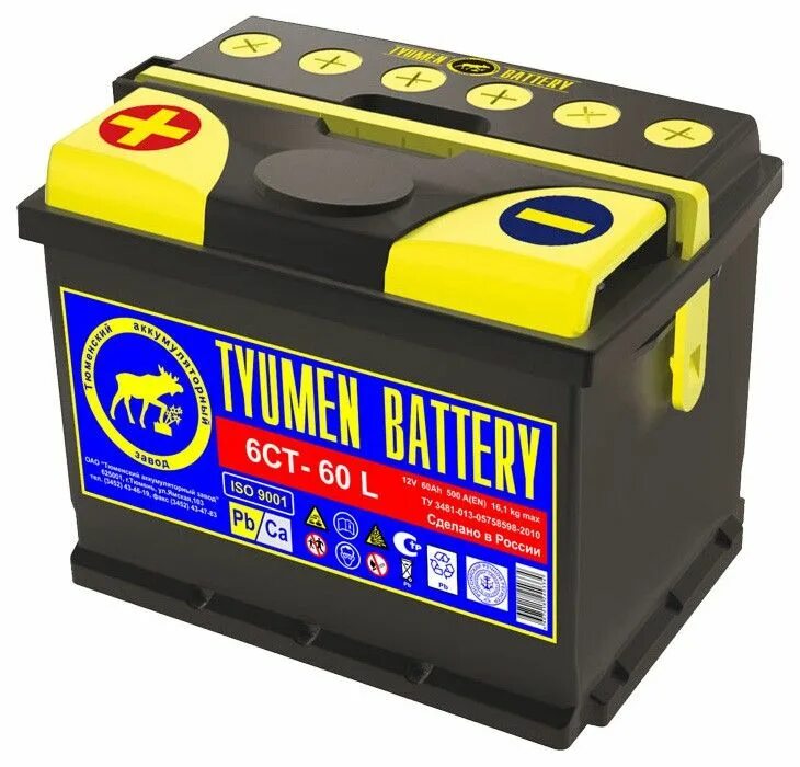 Rating battery. Tyumen Battery Standard 6ст-55l. Автомобильный аккумулятор Tyumen Battery Standard 6ct-60l 520а п.п.. Tyumen Battery Standard 6ct-60l 550а. Аккумулятор 6ст-60 l Tyumen Battery.