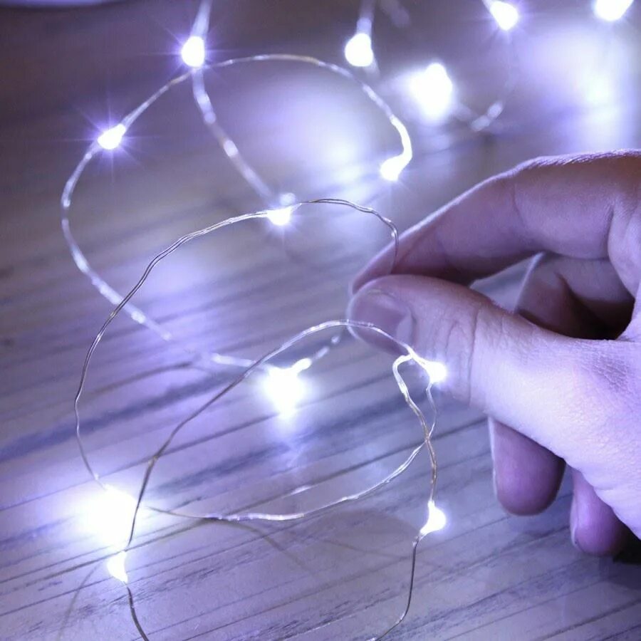 Christmas Fairy Lights LED Micro Rice Battery Operated Indoor Xmas Home Decor eB