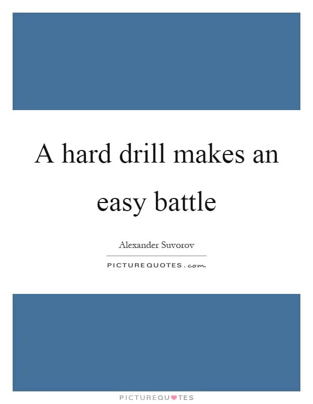 Drills hard