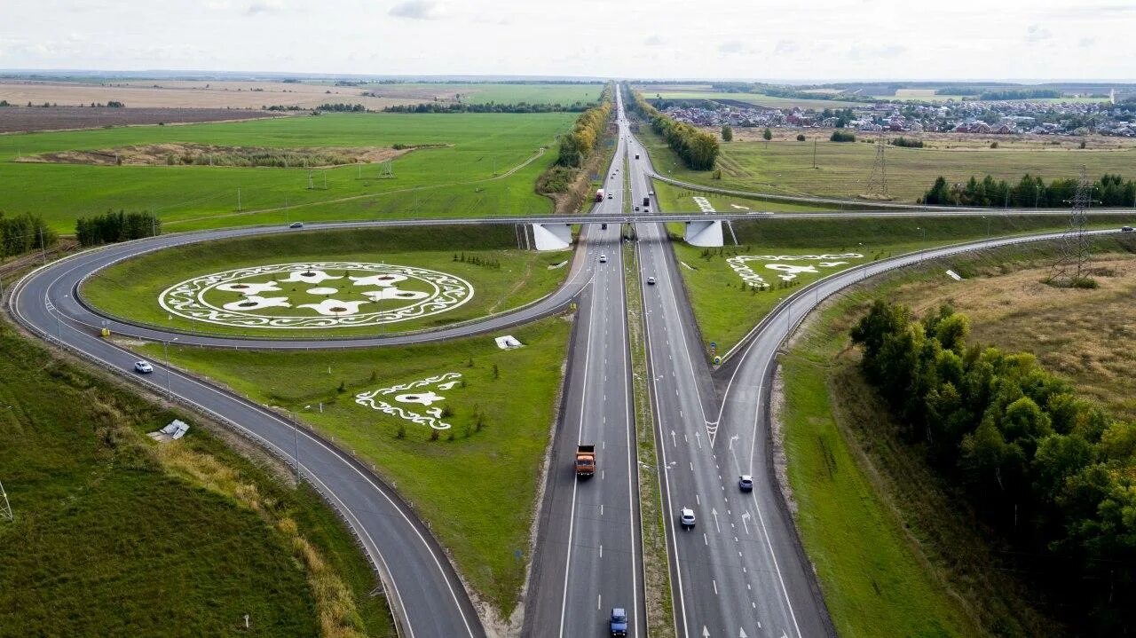 Кольцевая восток. Транспортная развязка м12 Татарстан. Федеральная трасса м7 Татарстан. Автомагистраль Казань. Трасса м12 развязки в Татарстане.