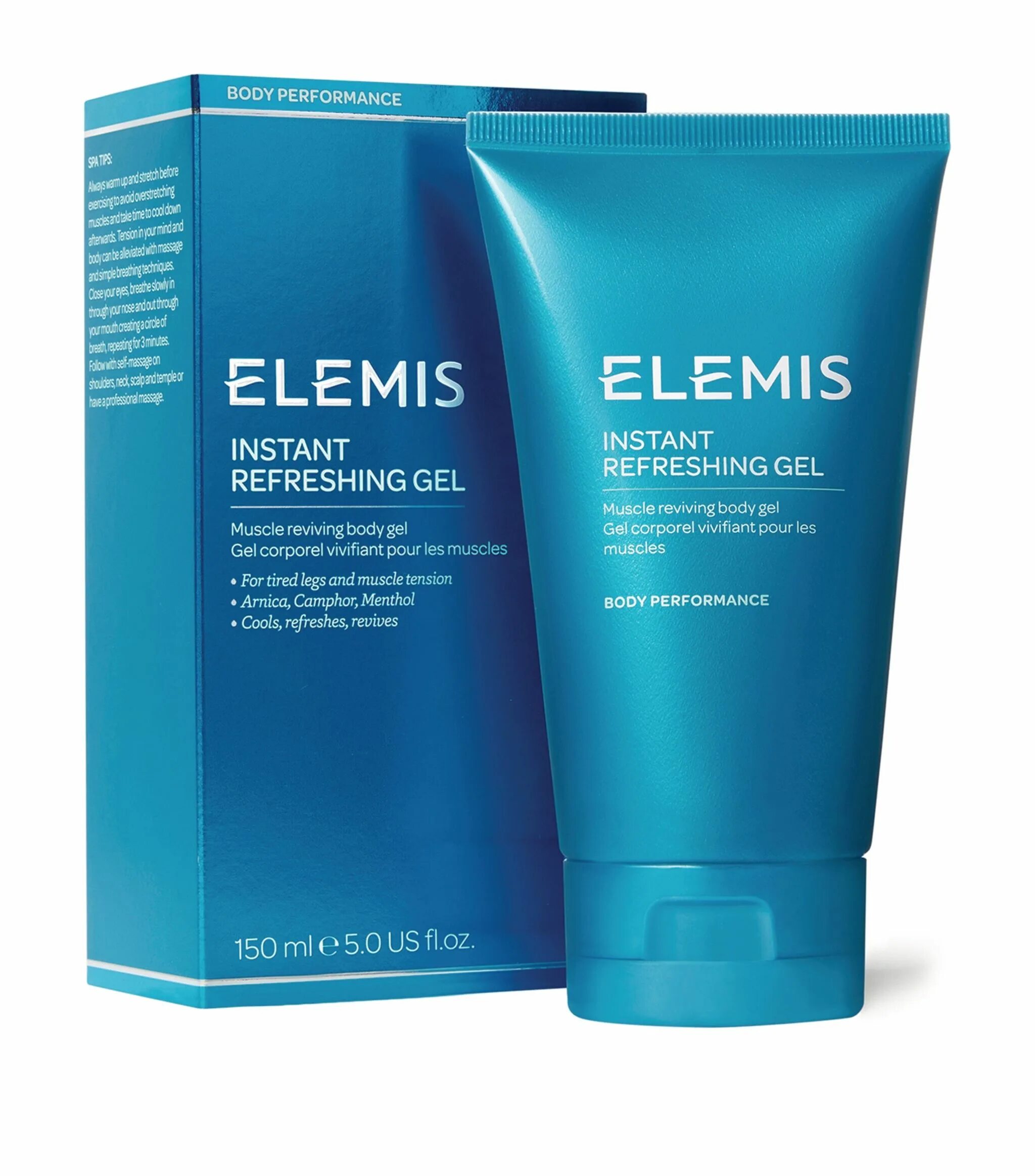 Elemis refreshing Gel Cleanser. Elemis cool down body Wash.