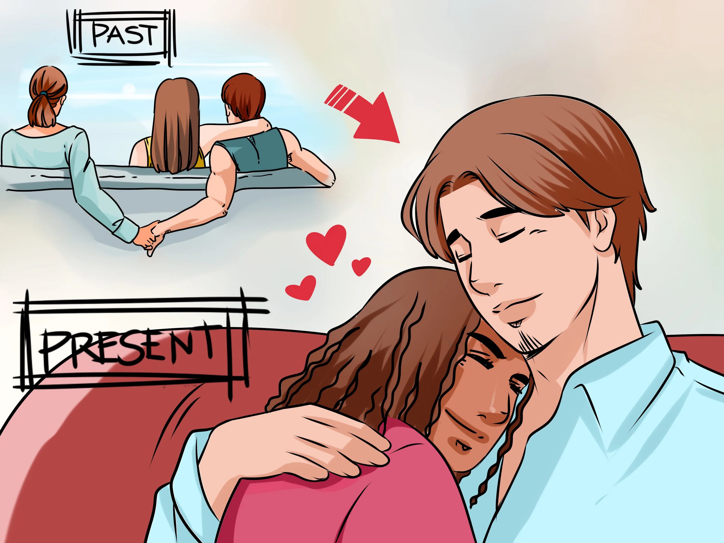 Читать изменил босс моего мужа. Измена рисунок. Relationship WIKIHOW. Рисунки связанные с изменой. Измена картинки нарисованные.