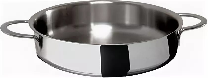 ВСМПО-посуда Гурман-Классик 110335. 2200000050809 Сотейник из нержавейки. ВСМПО жаровня. Сковорода порционная MGSTEEL mph15.