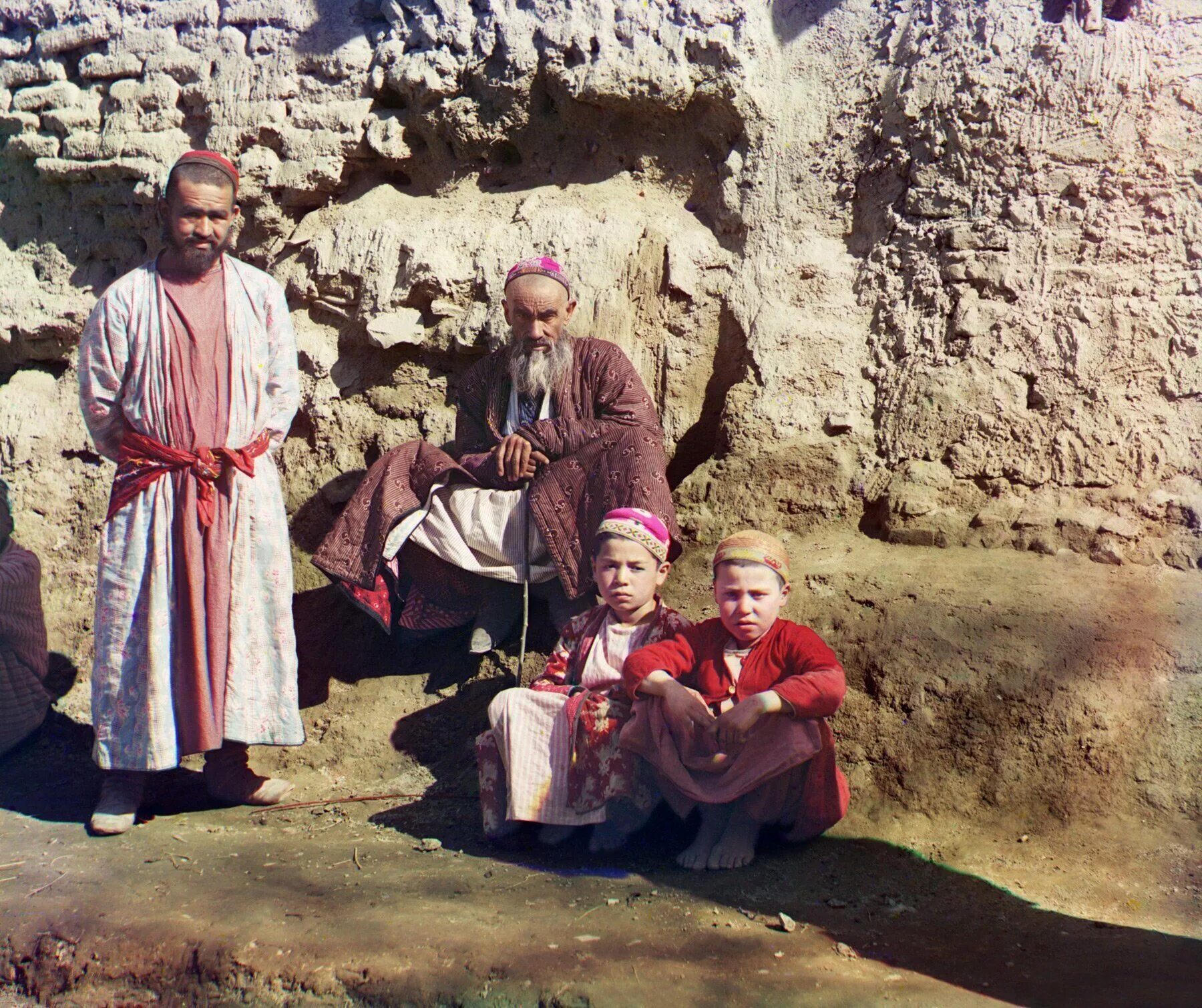 История первой цветной фотографии. Прокудин Горский Узбекистан.