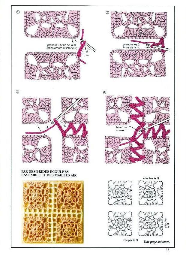 Бабушкин квадрат соединение мотивов. Схема соединения мотивов бабушкиного квадрата. Безотрывное соединение бабушкиных квадратов крючком. Способы соединения бабушкиных квадратов крючком. Соединение деталей крючком