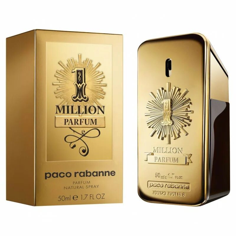Мужской парфюм пако. Paco Rabanne 1 million. Paco Rabanne 1 million Parfum мужской. Paco Rabanne 1 million 50ml. Paco Rabanne 1 million мужской 50 мл.