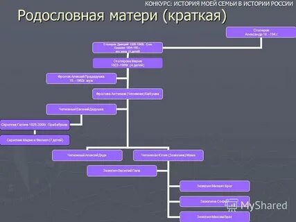 История моей семьи в контексте истории страны
