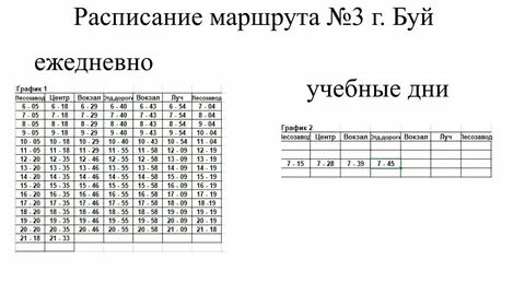 Расписание автобусов буй чистые боры 2024