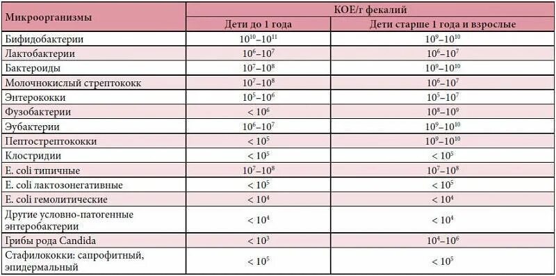 Бифидобактерии в кале. Показатели нормальной микрофлоры кишечника таблица. Нормальные показатели микрофлоры кишечника. Основные представители микрофлоры кишечника таблица. Нормы микрофлоры кишечника таблица.