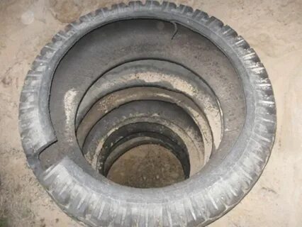 Яма из покрышек