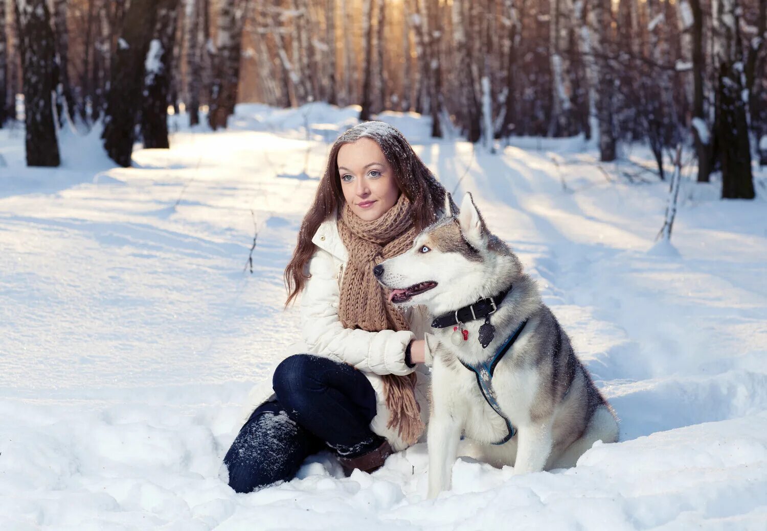 Девочка с собакой из лайка. Фотосессия с собакой зимой. Зимняя фотосессия с хаски. Фотосессия с хаски зимой.