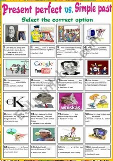 Past simple present perfect games