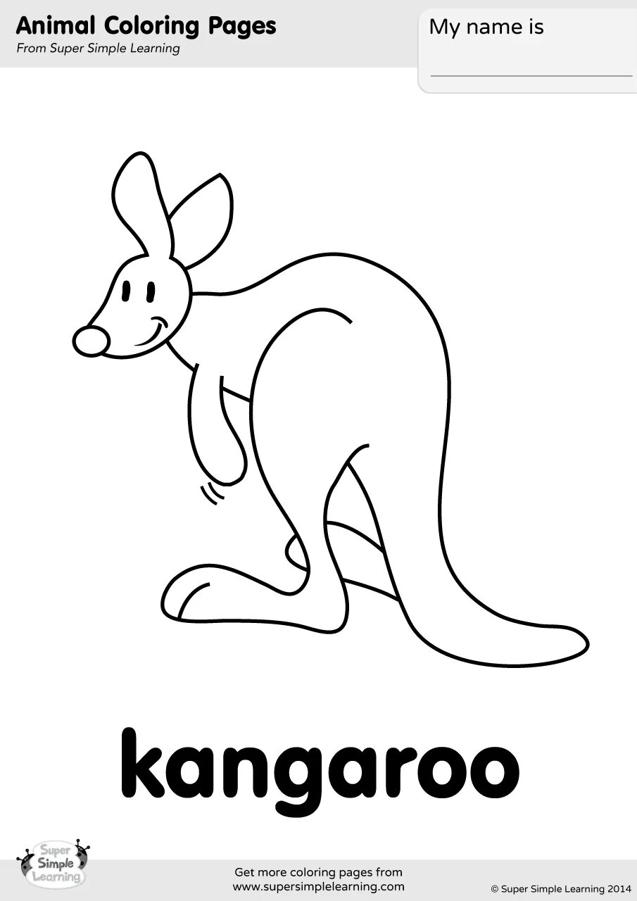 A kangaroo can перевод