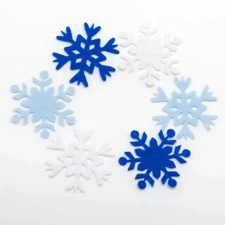 Снежинки большие и маленькие