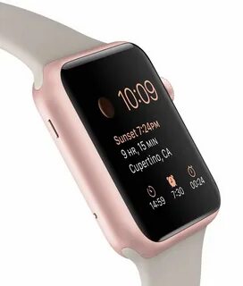 Apple watch aluminium gold