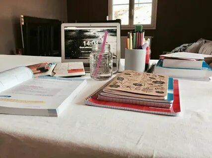 The books on my desk