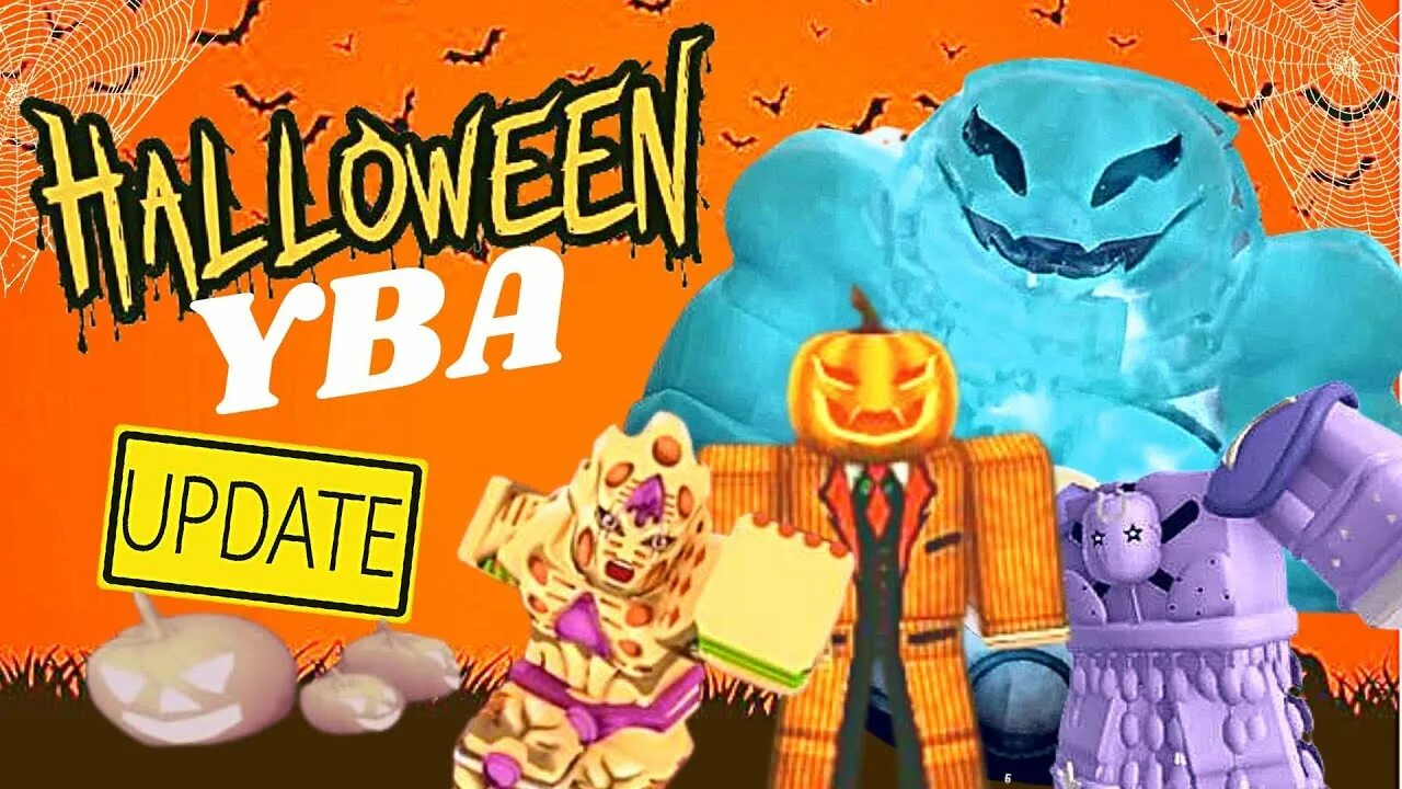 Your bizarre adventure update. Хэллоуинский скин в РОБЛОКС. Candy Cane YBA Roblox. YBA Halloween Cosmetics. YBA Halloween event.