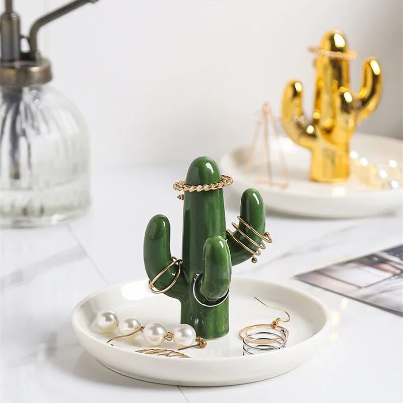 Подставка cactus. Подставка под кольца кактус. тарелка кактус.