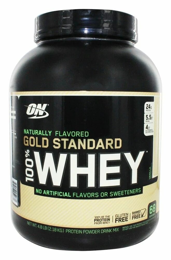 Gold Standard Whey 4.8 lb. Gold Standard Whey 2230. On - naturally flavored Gold Standard 100% Whey 4,8 lb Vanilla. Bioactive natural Whey. Протеин 100 whey gold