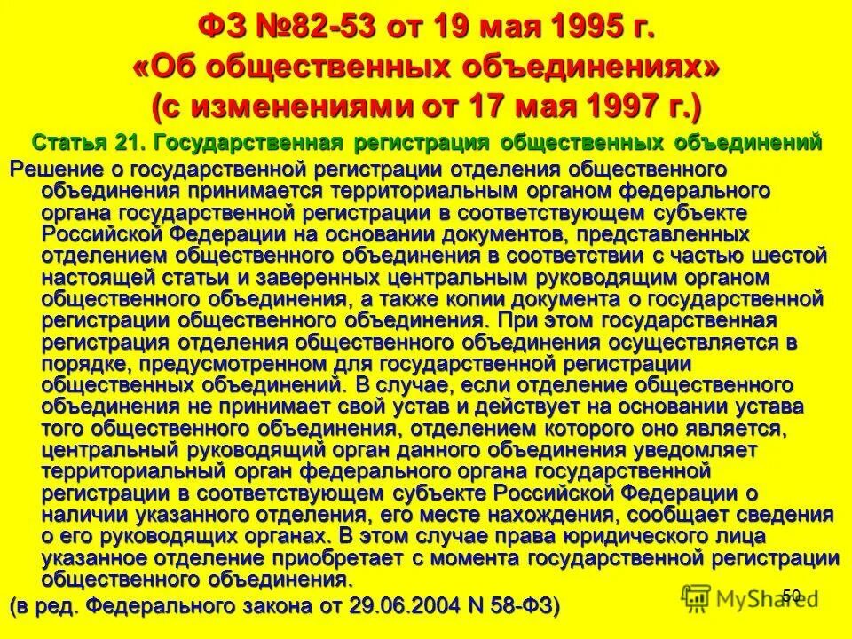 Фз 82 об общественных объединениях. Порядок государственной регистрации общественных объединений. Порядок государственной регистрации общественных объединений. Государственную регистрацию общественных объединений осуществляет. Государственную регистрацию общественных объединений осуществляет.