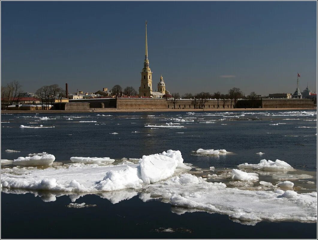 Ледоход спб